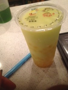 Melon Mango Bubble Tea from Names New Orleans