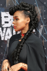 Janelle Mone's hair was errthang  (English: everything)
