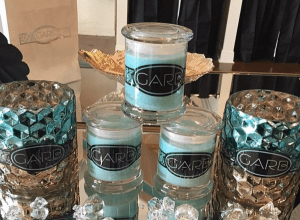 Delicious smelling candles at Garb Boutique
