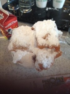 Delicious Beignets at Cafe' Dumonde